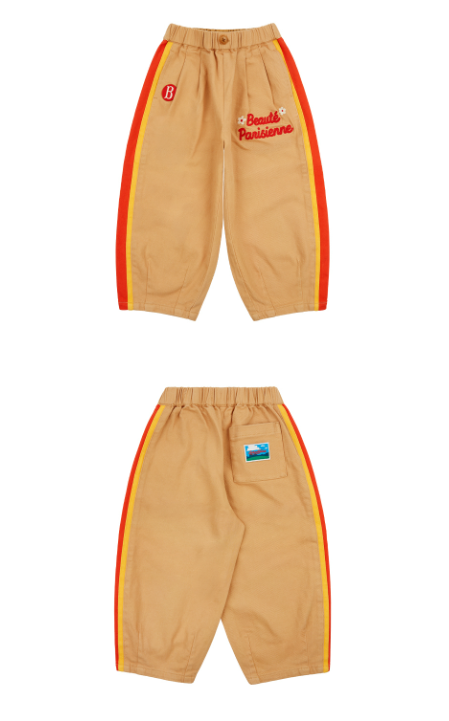 BEBE DE PINO Parisien color block tapered fit pants