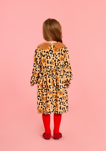 BEBE DE PINO All over leopard collar dress