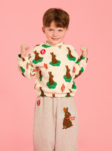 BEBE DE PINO All over rabbit sweatshirt