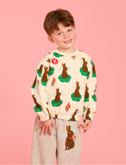 BEBE DE PINO All over rabbit sweatshirt