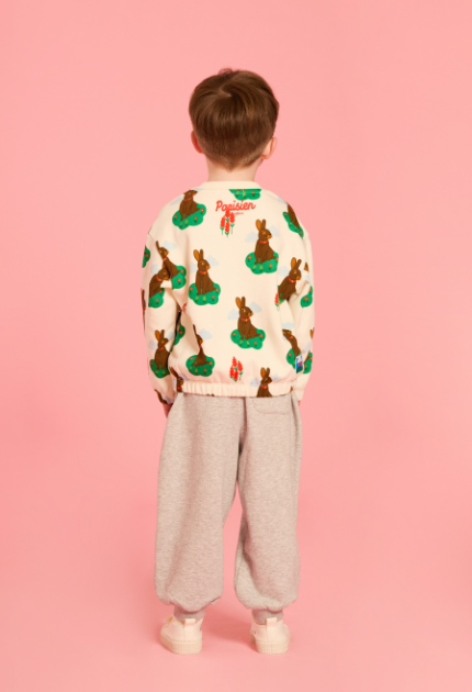 BEBE DE PINO All over rabbit sweatshirt