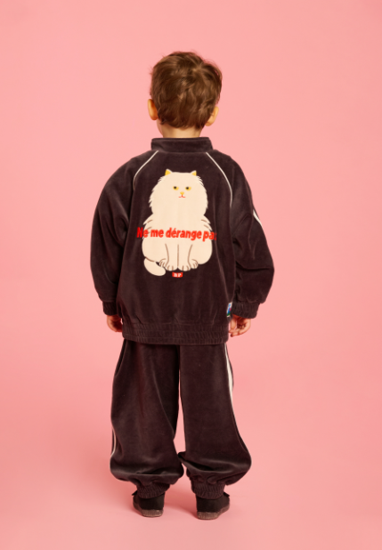 BEBE DE PINO Persian cat velour pants