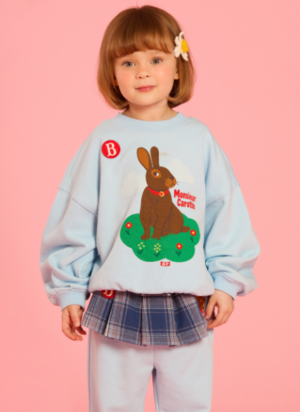 BEBE DE PINO Rabbit pleats layered sweatpants