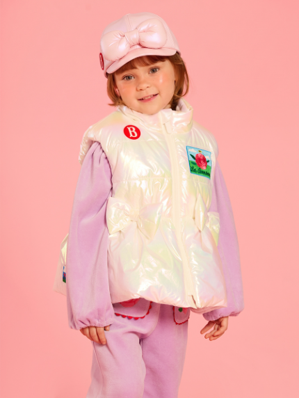 BEBE DE PINO Bebedepino big ribbon aurora ball cap