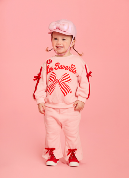 BEBE DE PINO Bebedepino big ribbon aurora ball cap