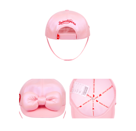 BEBE DE PINO Bebedepino big ribbon aurora ball cap