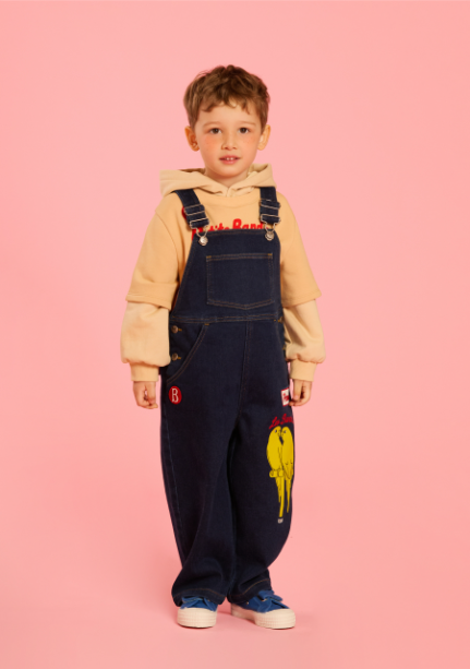 BEBE DE PINO Parrot Denim Overalls