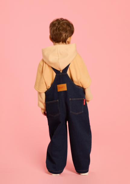 BEBE DE PINO Parrot Denim Overalls