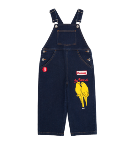 BEBE DE PINO Parrot Denim Overalls
