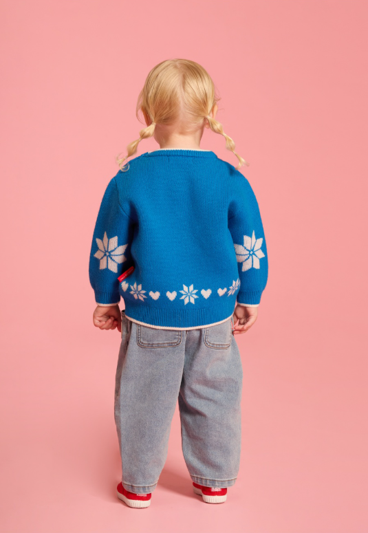 BEBE DE PINO Parisien duck baby sweater pullover