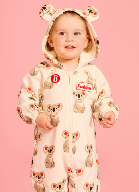 BEBE DE PINO All over koala baby overall