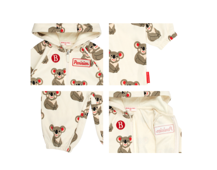 BEBE DE PINO All over koala baby overall