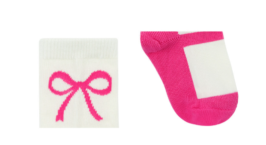 BEBE DE PINO Ribbon baby socks