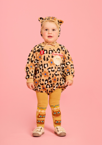BEBE DE PINO Aloha cat baby tights and socks set