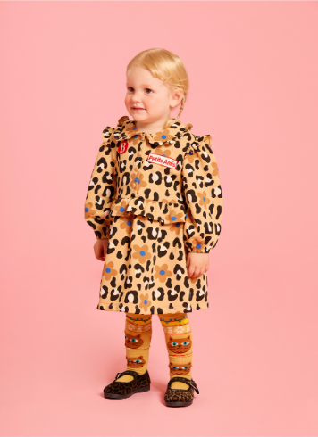 BEBE DE PINO Aloha cat baby tights and socks set