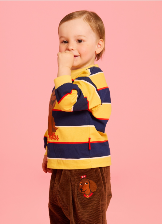 BEBE DE PINO Dachshund baby corduroy pants