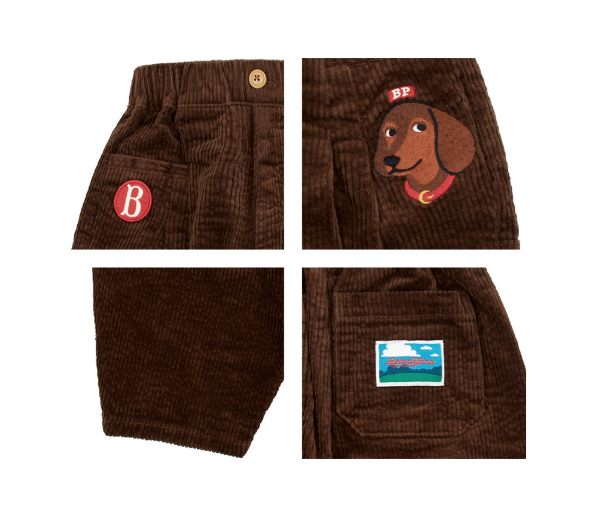 BEBE DE PINO Dachshund baby corduroy pants