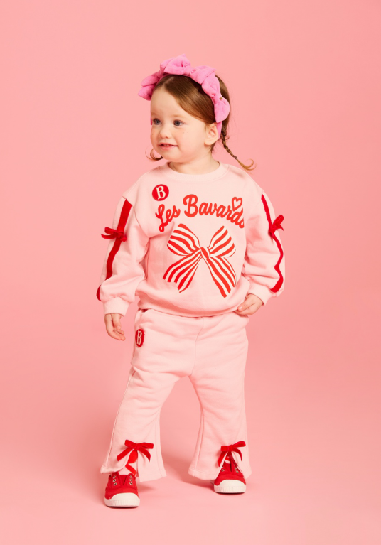 BEBE DE PINO Ribbon baby sweatpants