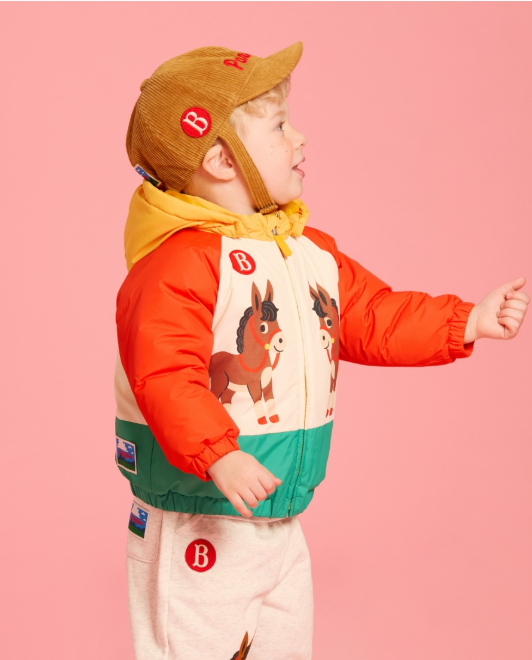 BEBE DE PINO Parisien baby corduroy ball cap