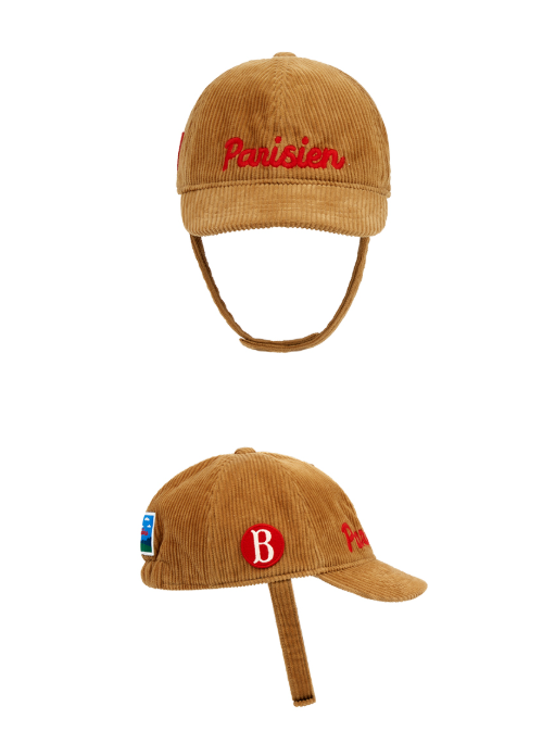 BEBE DE PINO Parisien baby corduroy ball cap