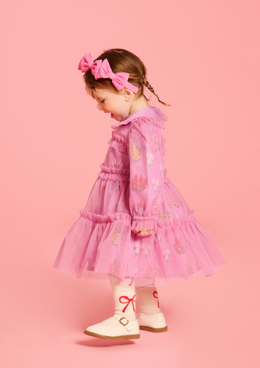 BEBE DE PINO All over flower garden baby tutu frill dress
