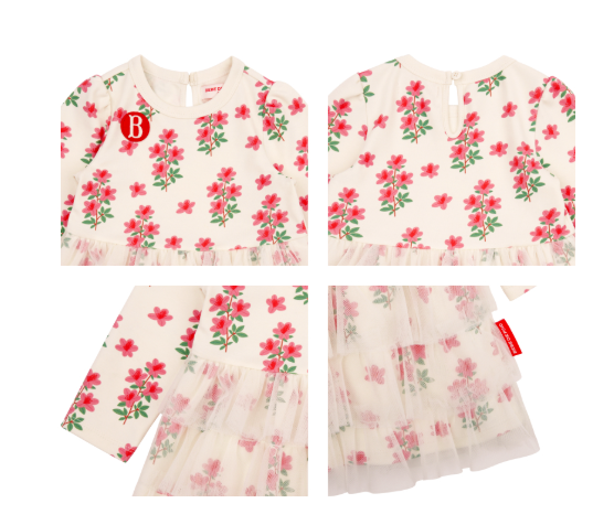 BEBE DE PINO All over azalea baby tutu dress