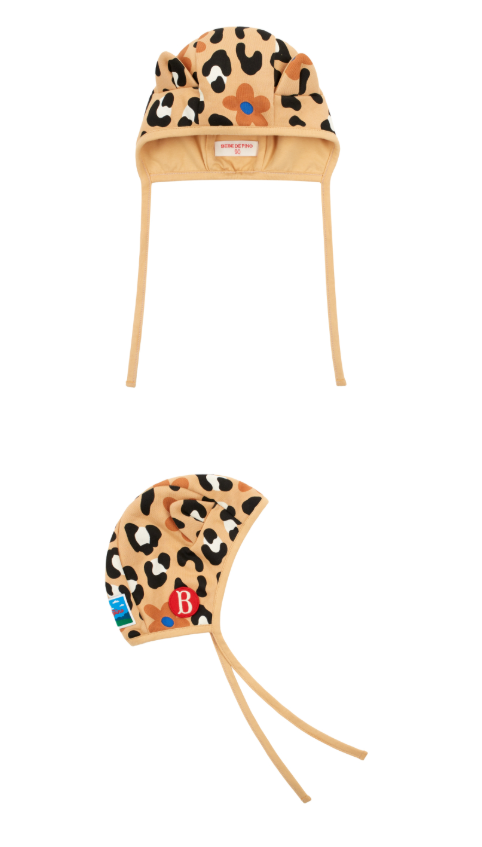 BEBE DE PINO All over leopard baby bodysuit set