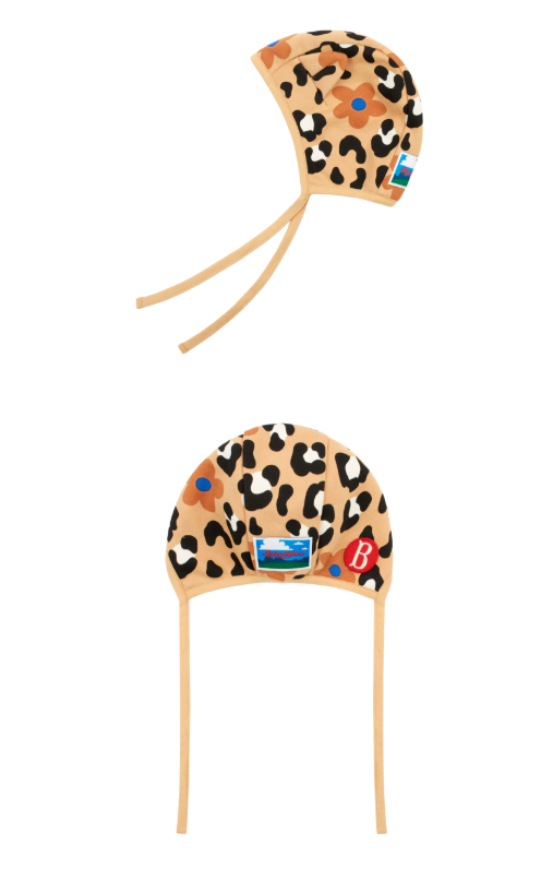 BEBE DE PINO All over leopard baby bodysuit set
