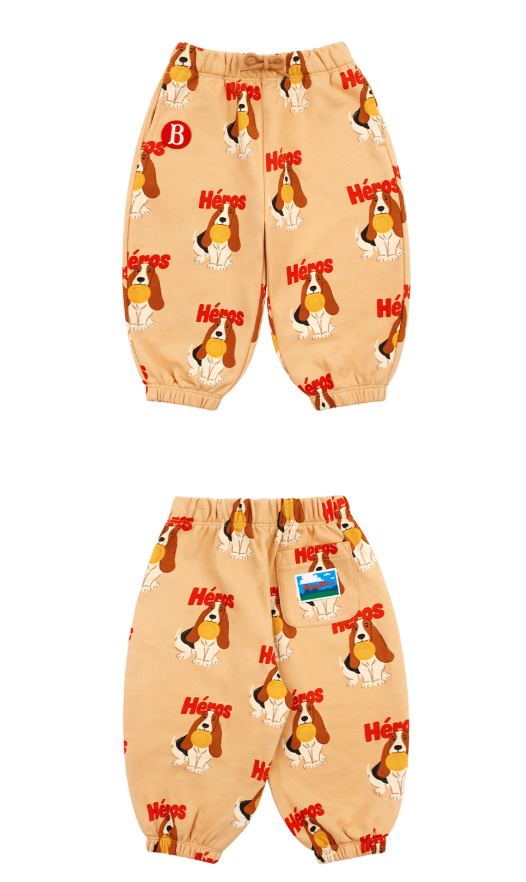 BEBE DE PINO All over heros baby sweatpants