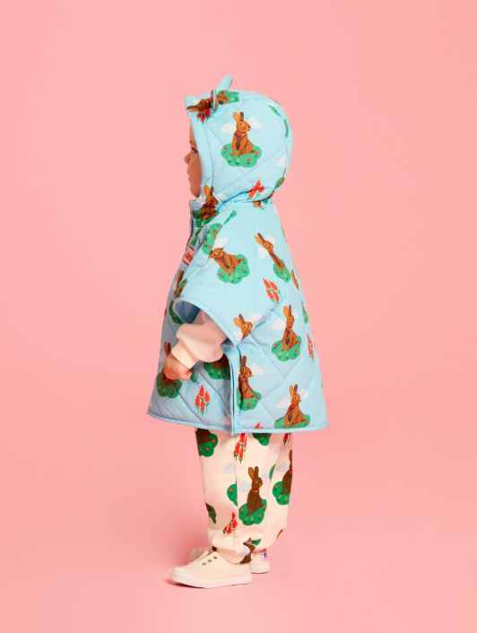 BEBE DE PINO Baby Rabbit All-Over Padded Cape