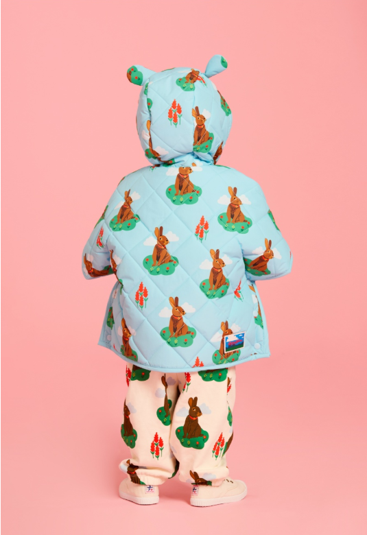 BEBE DE PINO Baby Rabbit All-Over Padded Cape