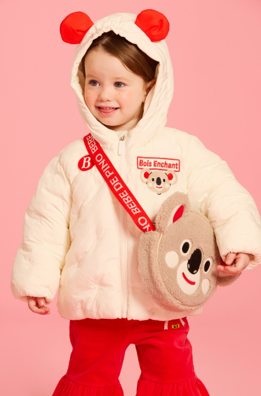 BEBE DE PINO Koala baby embroidery wellon jacket