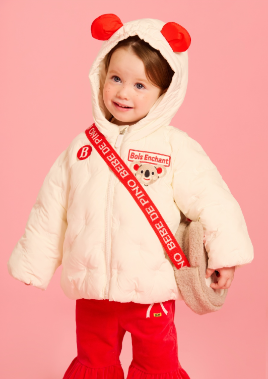 BEBE DE PINO Koala baby embroidery wellon jacket
