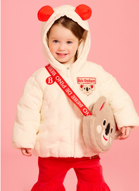 BEBE DE PINO Koala baby embroidery wellon jacket