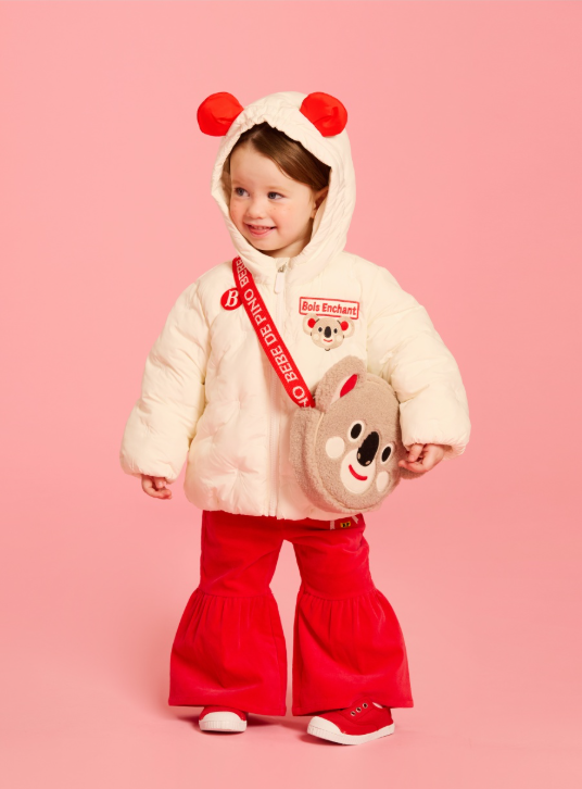 BEBE DE PINO Koala baby embroidery wellon jacket