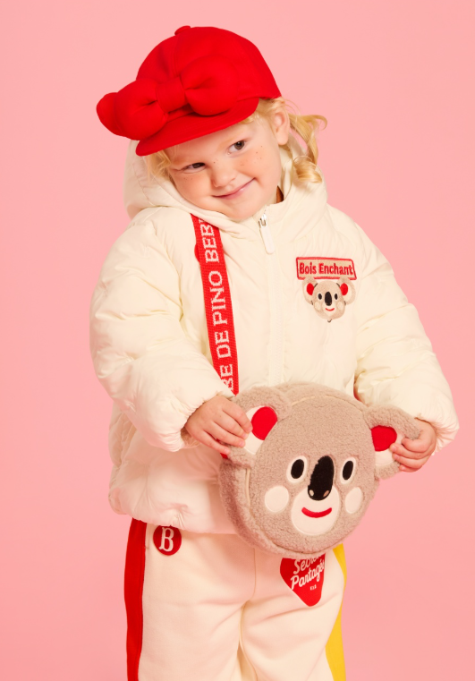 BEBE DE PINO Koala baby embroidery wellon jacket