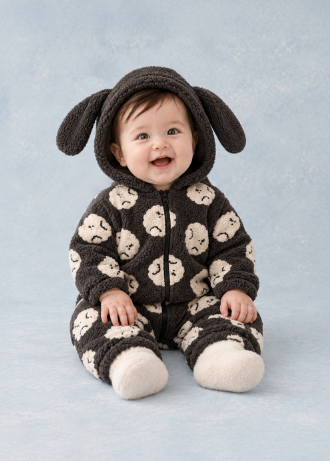 UBMOM WINTER PRE ORDER  BUBBLE MONG HOODED ROMPER