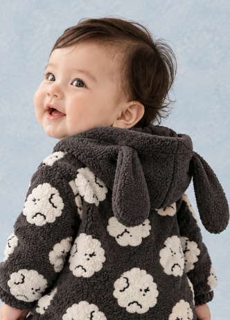 UBMOM WINTER PRE ORDER  BUBBLE MONG HOODED ROMPER