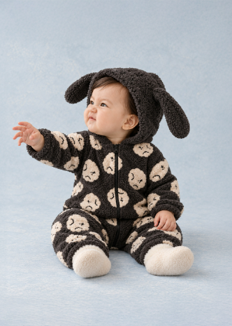 UBMOM WINTER PRE ORDER  BUBBLE MONG HOODED ROMPER
