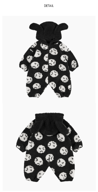 UBMOM WINTER PRE ORDER  BUBBLE MONG HOODED ROMPER