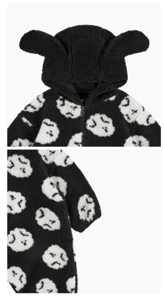 UBMOM WINTER PRE ORDER  BUBBLE MONG HOODED ROMPER