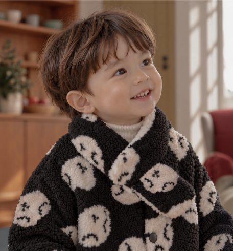 UBMOM BUBBLE MONG JACKET SET WITH SCARF