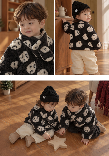 UBMOM BUBBLE MONG JACKET SET WITH SCARF