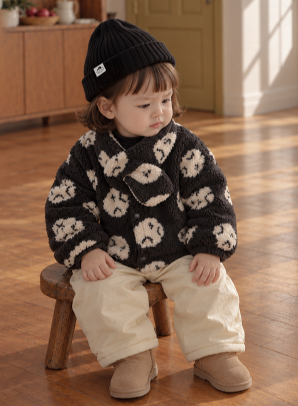 UBMOM BUBBLE MONG JACKET SET WITH SCARF