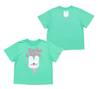 BEBEBEBE 2024 PRE-SUMMER  Rabbit cotton candy t-shirt