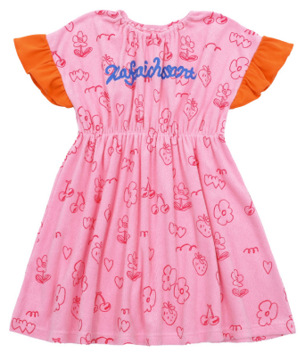 BEBEBEBE 2024  Strawberry cherry terry dress