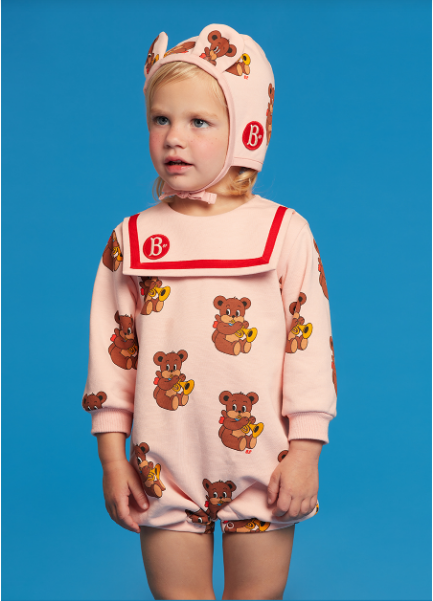 BEBE DE PINO All over macaron baby bodysuit set