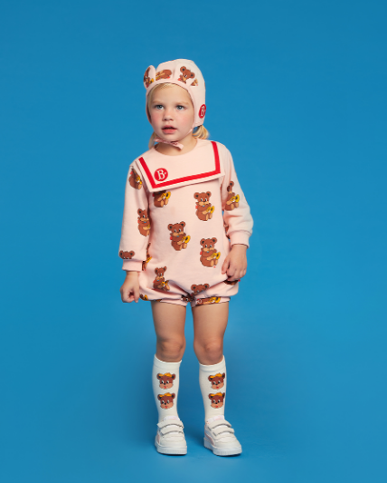 BEBE DE PINO All over macaron baby bodysuit set