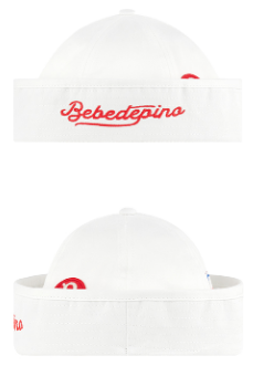 BEBE DE PINO logo marine hat