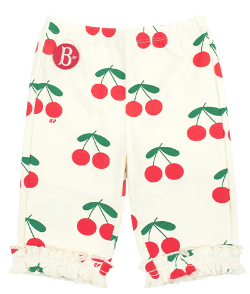 BEBE DE PINO All over cherry baby frill leggings